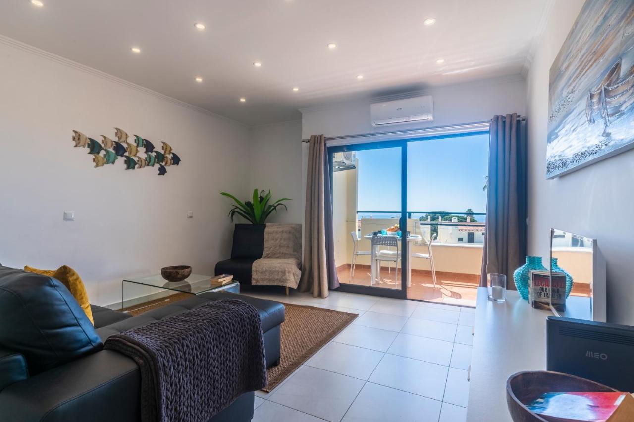 Sea View T1 Apartment - Free Wifi - Swimming Pool Albufeira Dış mekan fotoğraf
